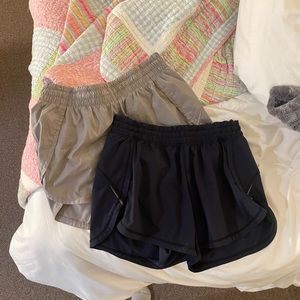 Athleta Racer Run 4” inseam shorts in small